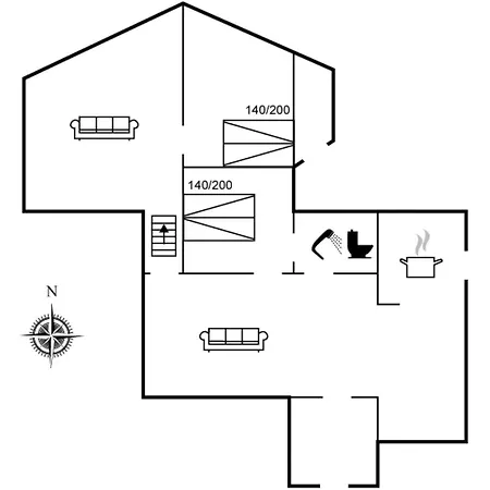 Gullborg - 800m From The Sea In Nw Jutland By Interhome Lokken